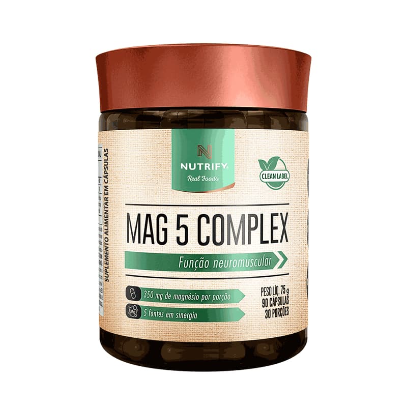 Complexo Vitaminico Mag 5 Complex Nutrify 90 Cápsulas