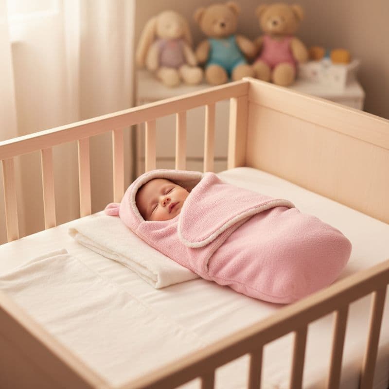 Saco de Dormir Bebês Ursinhos Menina e Menino de Sherpa Quentinha Enrolar charuto