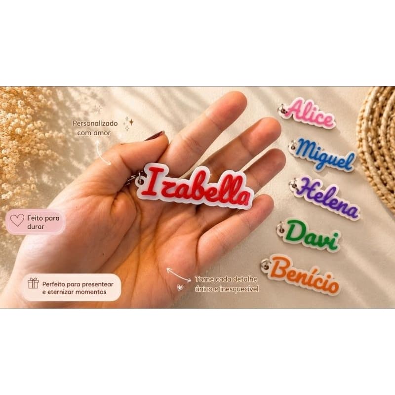 Chaveiro Lembrancinha Personalizado