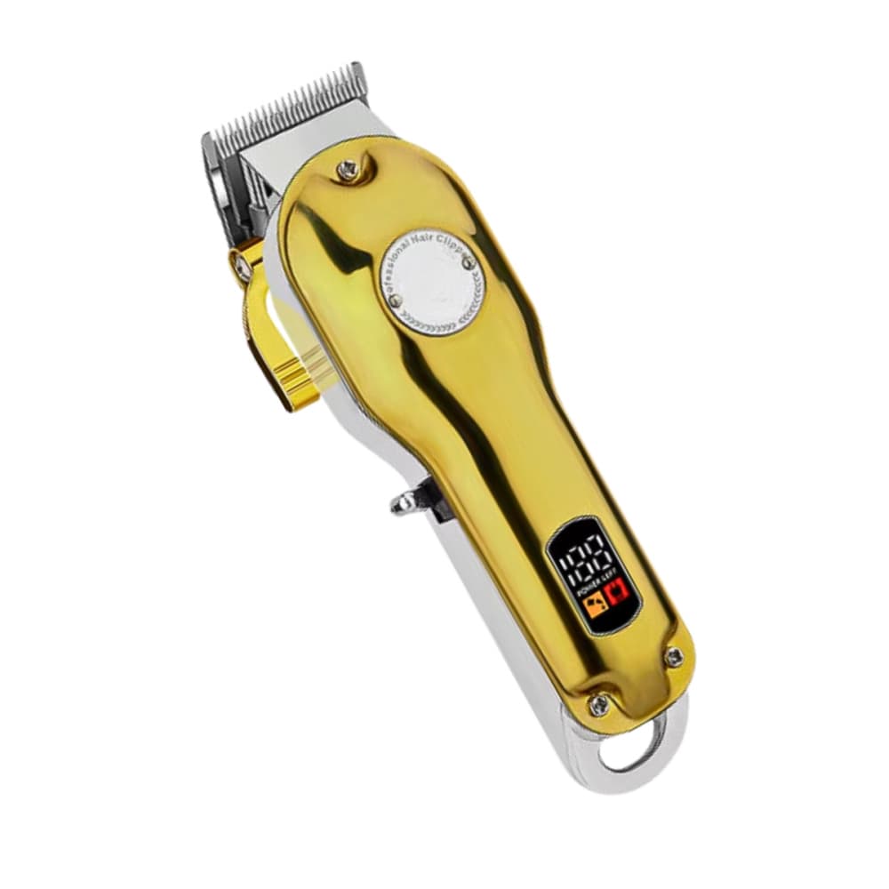 Máquina De Cortar Cabelo Profissional Tela LED Sem Fio EL-5108
