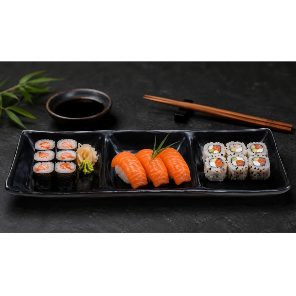 Petisqueira26X8,5CM Molheira  Para Shoyu E Molhos Finger Food Melamina Profissional Bestfer
