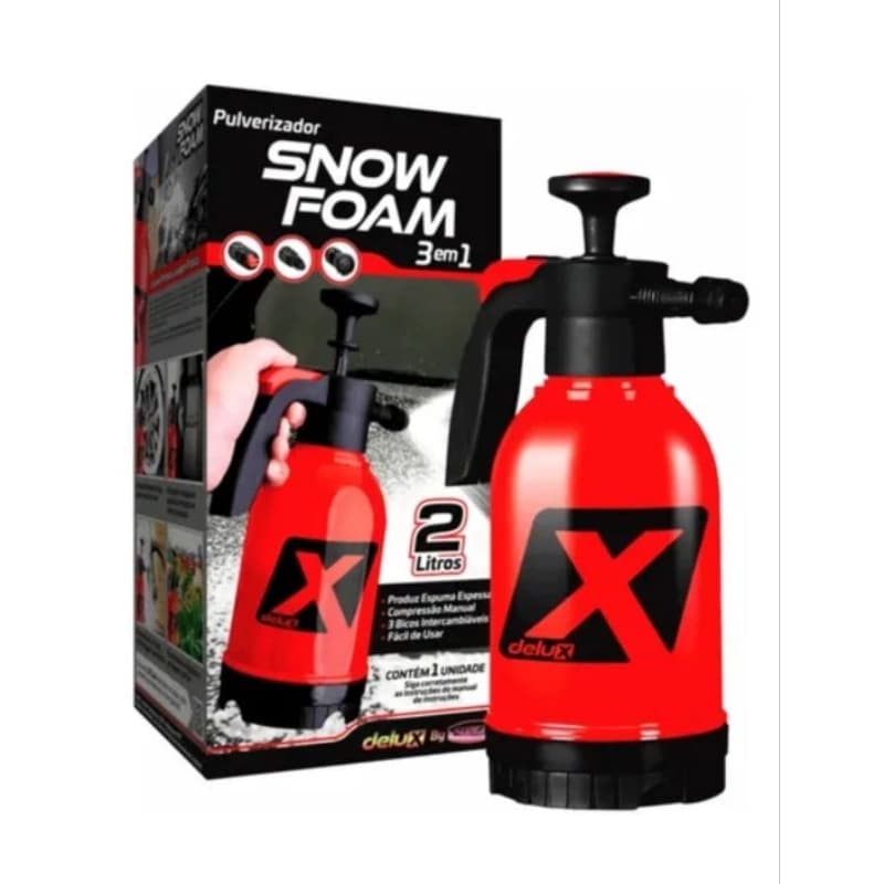 Snow Foam Automotivo Pulverizador 2 Litros 3 em 1 Delux