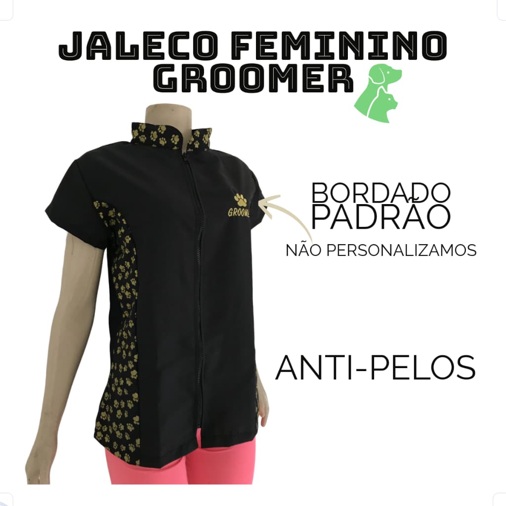 Jaleco De Tosador Feminino lançamento 2025 Anti Pelo