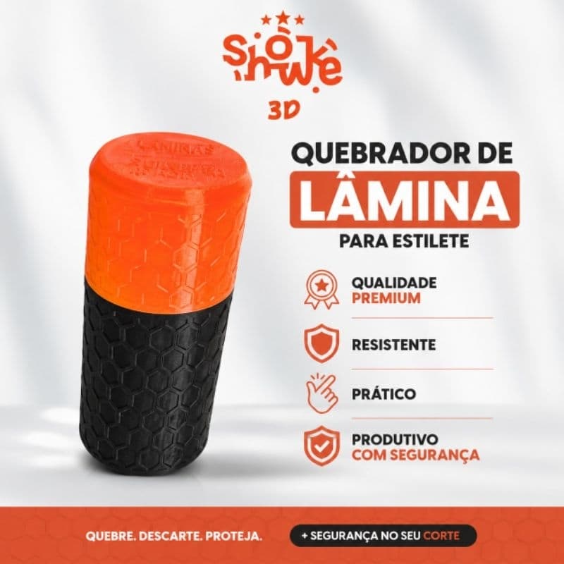 Quebrador de Lâmina para Estilete | Seguro, Resistente e Prático