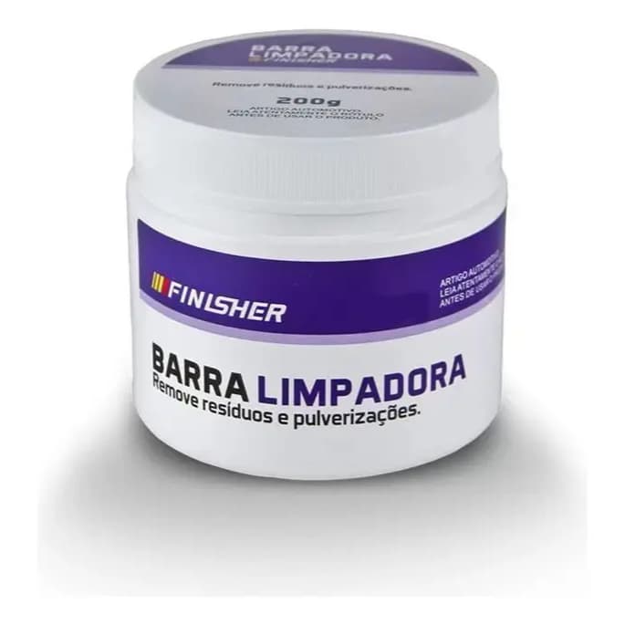 Clay Bar Finisher Descontaminação Automotiva 300g