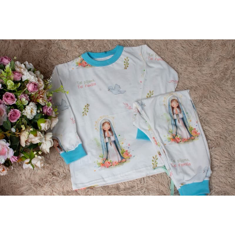 Pijama Infantil Longo, pijama de frio, pijama menina,  1 ao 12 Anos Confortável