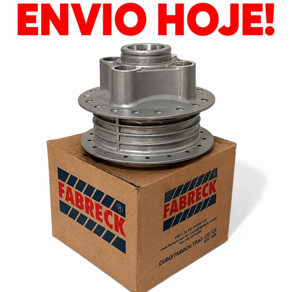 Cubo De Freio Traseiro Cg Titan 1999 Em Diante Sem Bucha
