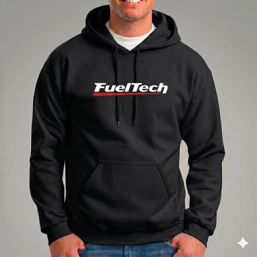Moletom Fueltech Premium Canguru Flanelado Masculino Envio Rapido Qualidade