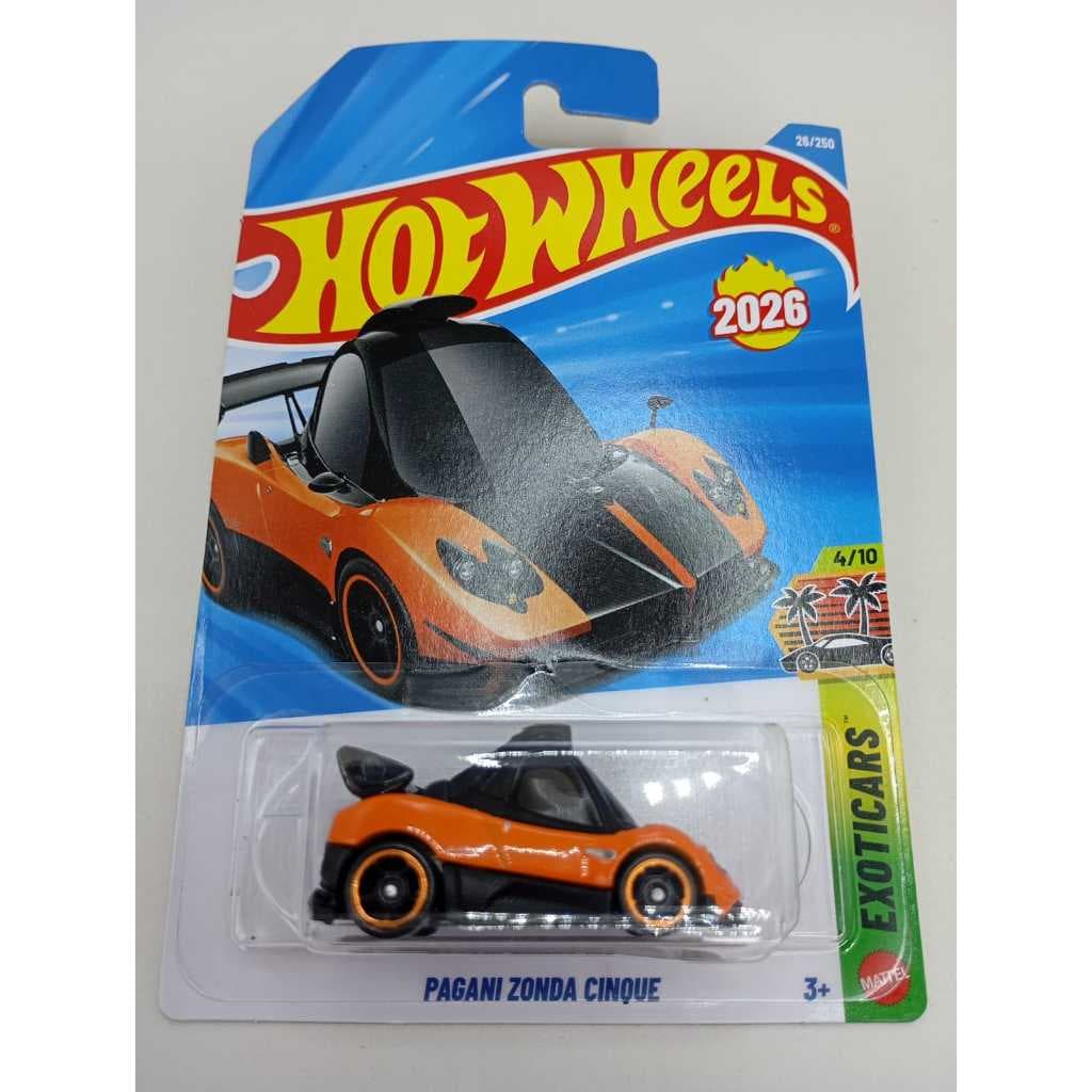 Carrinho Miniatura Hot Wheels Pagani Zonda Cinque Jjk75