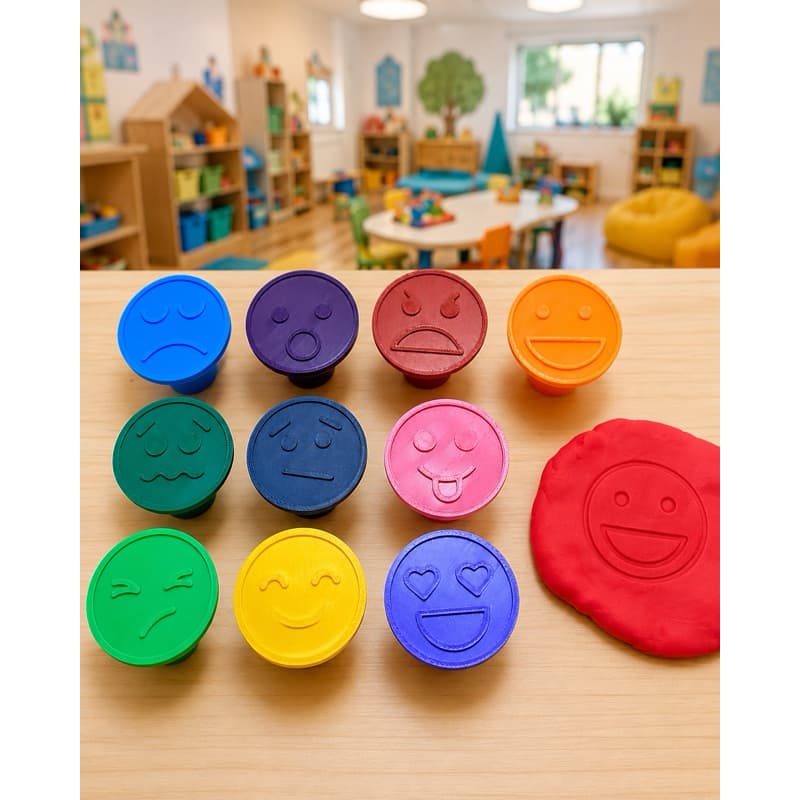 KIT 10 EMOJI para massinhas (CARIMBOS DE EMOÇÕES)COD-029