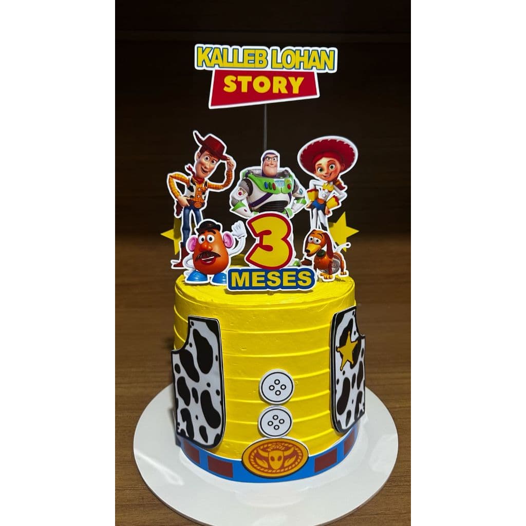 Topo de Bolo Toy Story Topper Toy Story Topo Personagens Toy Story Topper Xerife Woody