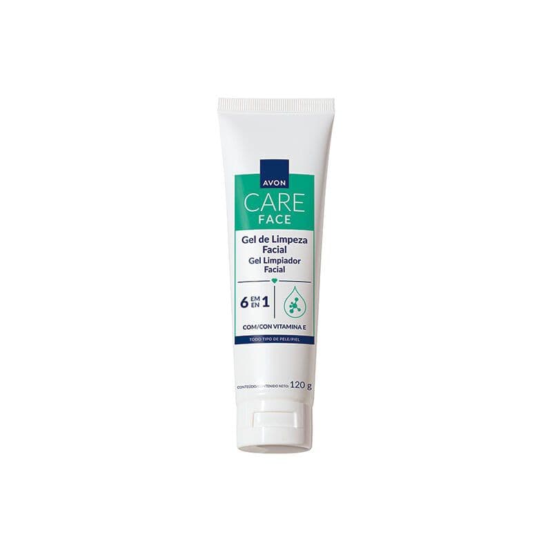 Avon Care Sabonete Gel de Limpeza Facial 6 em 1 com Vitamina E 120g
