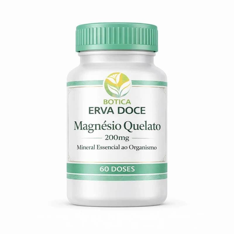 Magnesio Quelato 200mg 60 Doses
