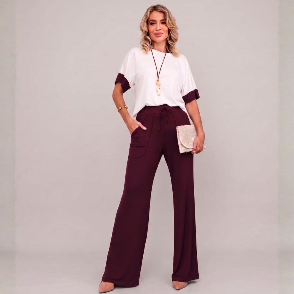 Conjunto Feminino Moletinho Vicenza Feminino Casual Confortável Chic - Envio Imediato