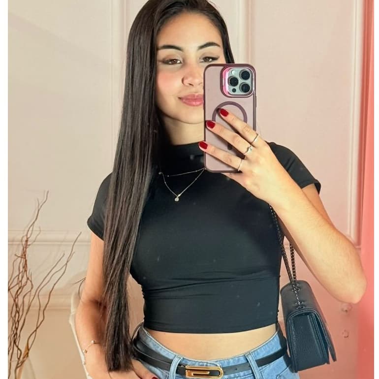 Cropped Camiseta Cropped Gola Feminino Cropped Moda Gringa Estiloso
