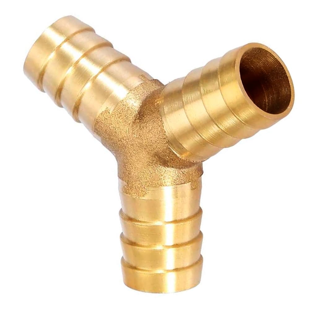 Tee Te Y Em Latão Para Mangueira Gás De Cozinha Comum ou Agua