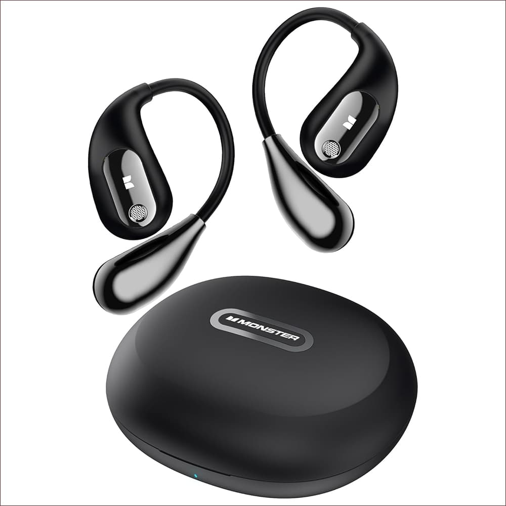 Fone de Ouvido Sem Fio Bluetooth 5.4 Open Ear Monster AC210