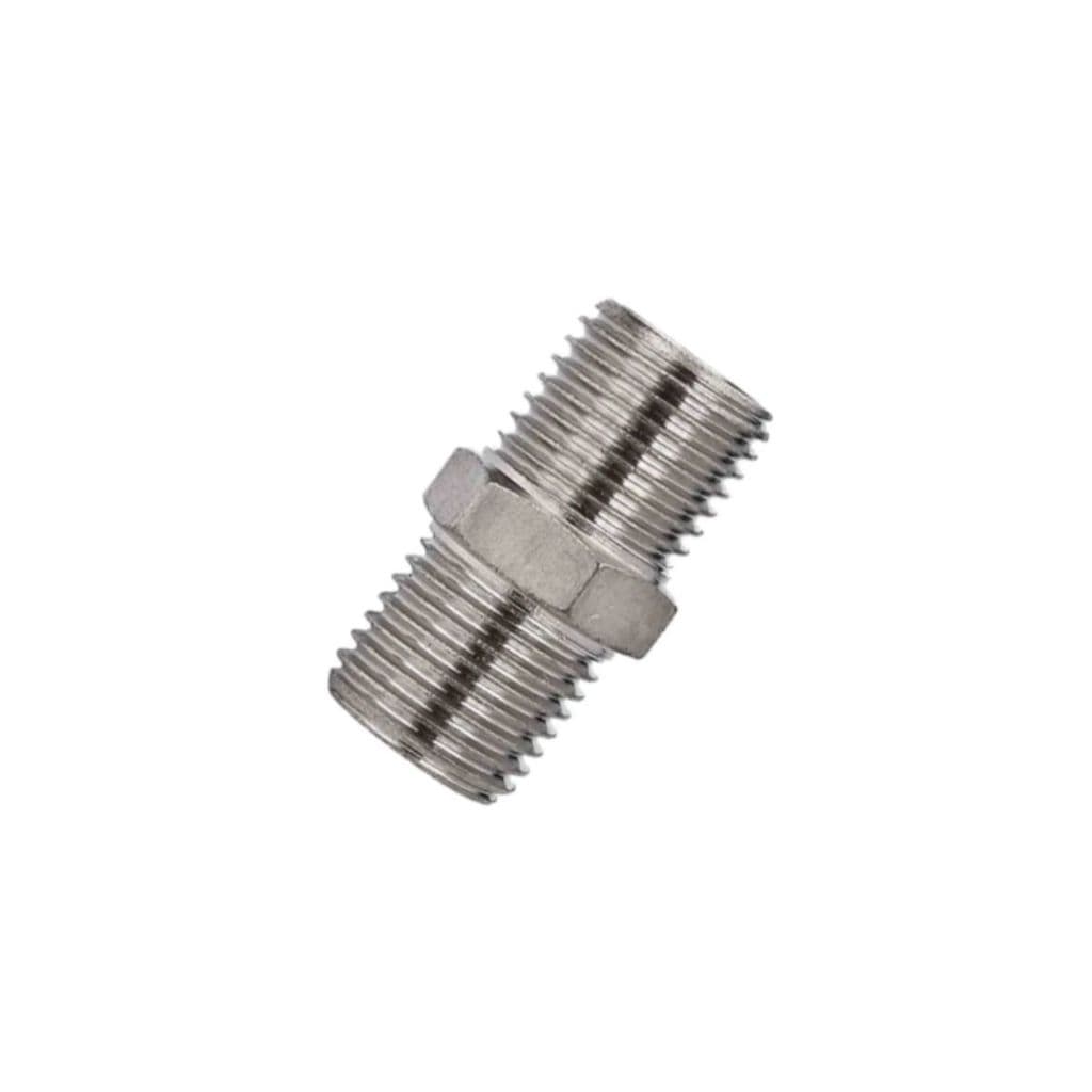 Niple  Rosca 1/8 X 1/8 Macho - NPT - Aço