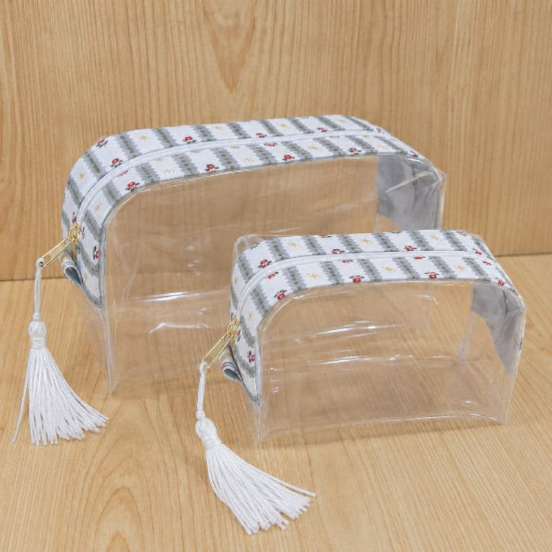 Necessaire Maquiagem Duo de Necessaire luxo pvc transparente, Necessaire Transparente Personalizada,necessaire feminino