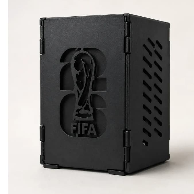 Caixa Copa Do Mundo Maleta Futebol Álbum Para +400 Figurinha