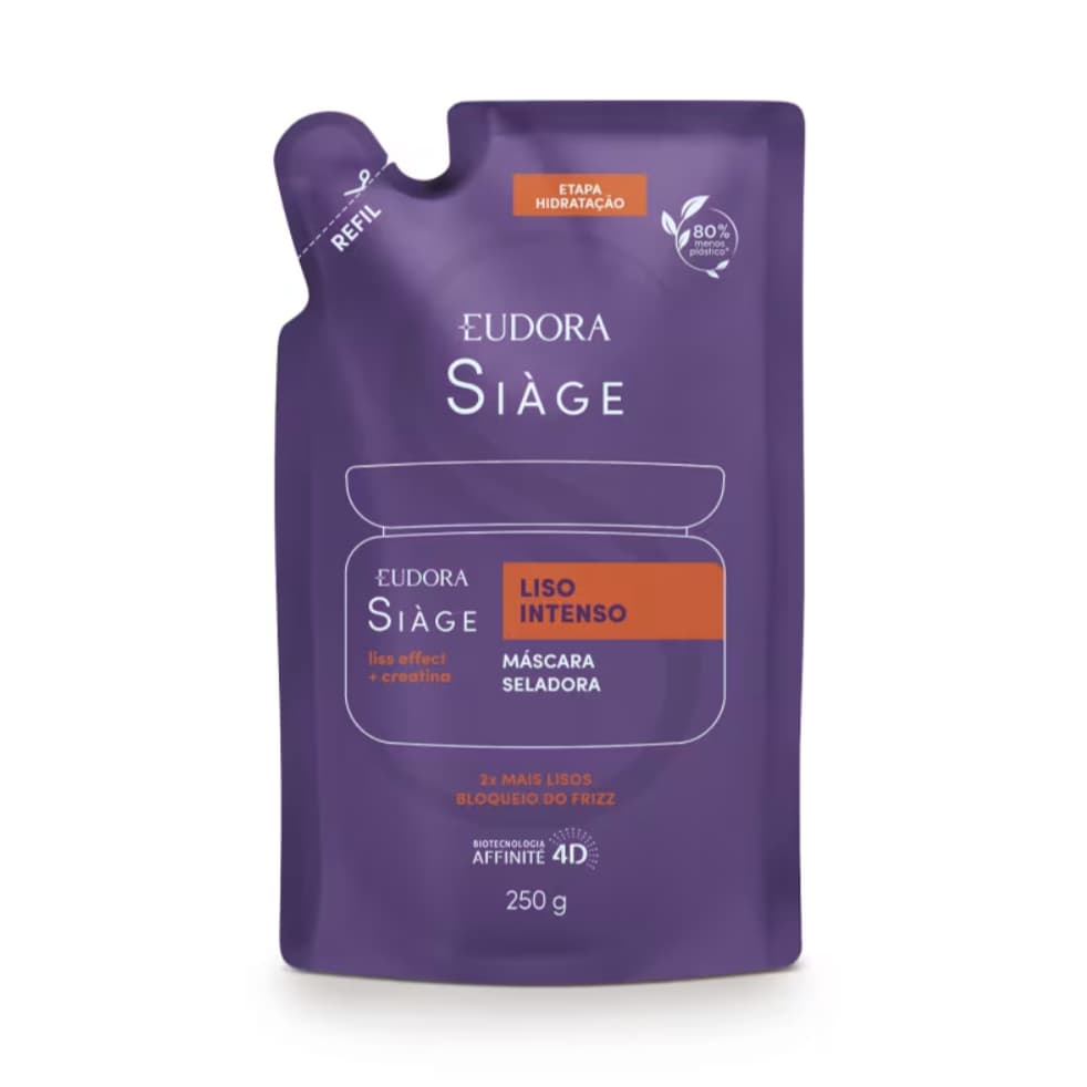 Refil Máscara Capilar Siàge Liso Intenso 250g