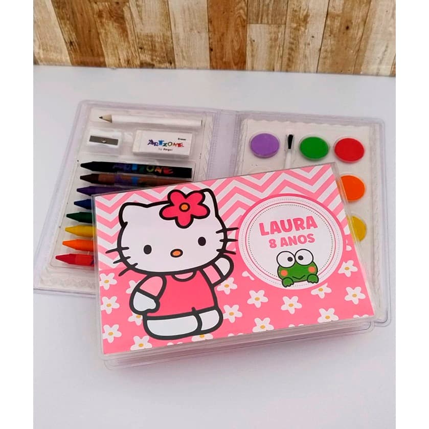 Estojo de Pintura PERSONALIZADO  | Tema da sua festa | Lembrancinha Personalizada