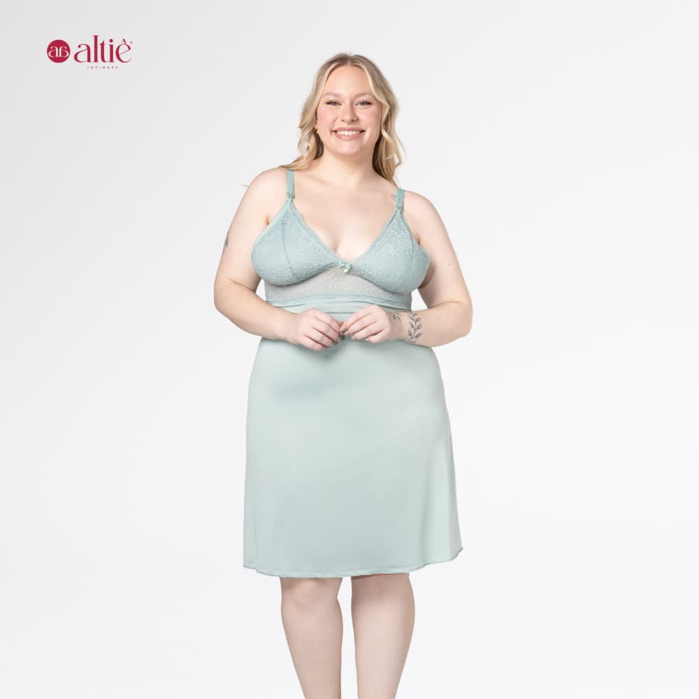 Camisola Curta Plus Size Amamentação Soft Confort Premium com Abertura Frontal | Pós-Parto, Maternidade e Conforto