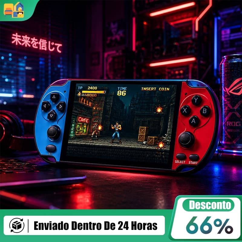 Vídeo Game Portátil polegadas 10 Mil Jogos Classicos Retro BOY Classicos
