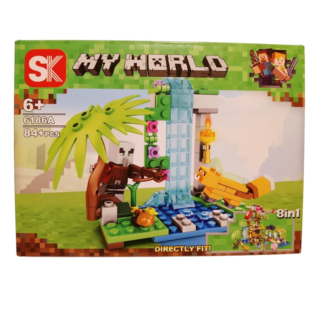 Blocos De Construção My World - Mini Cenários De Sobrevivência e Aventuras Colecionáveis
