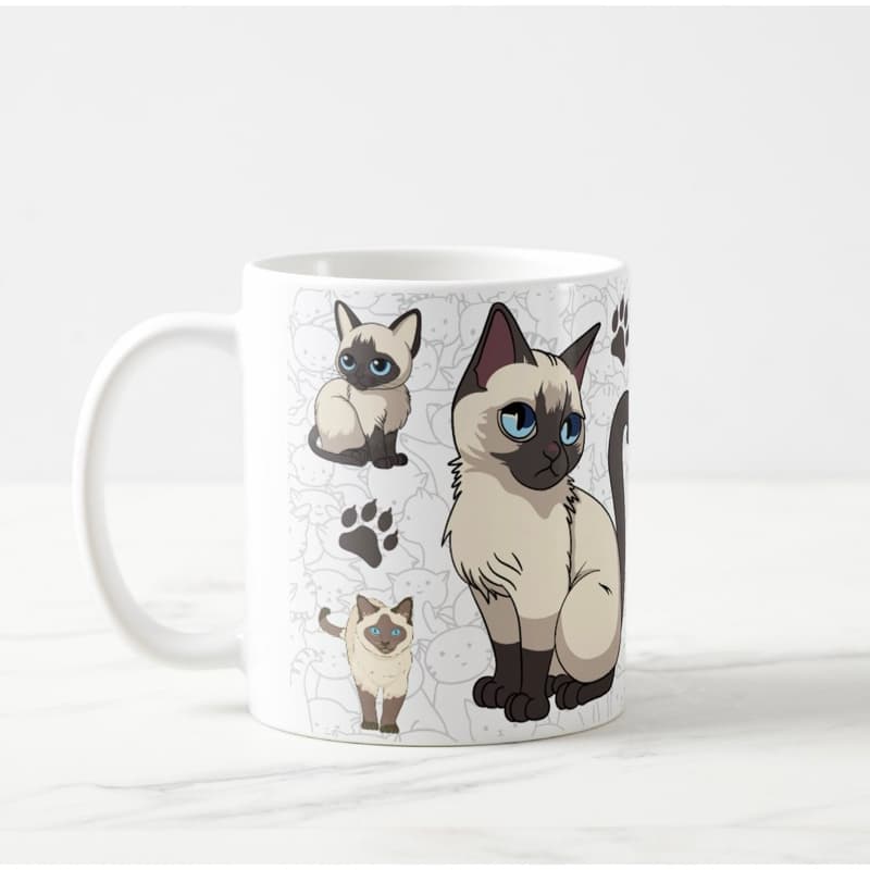Caneca Gato Siamês Mãe Pai de Pet Gatinhos Fofos