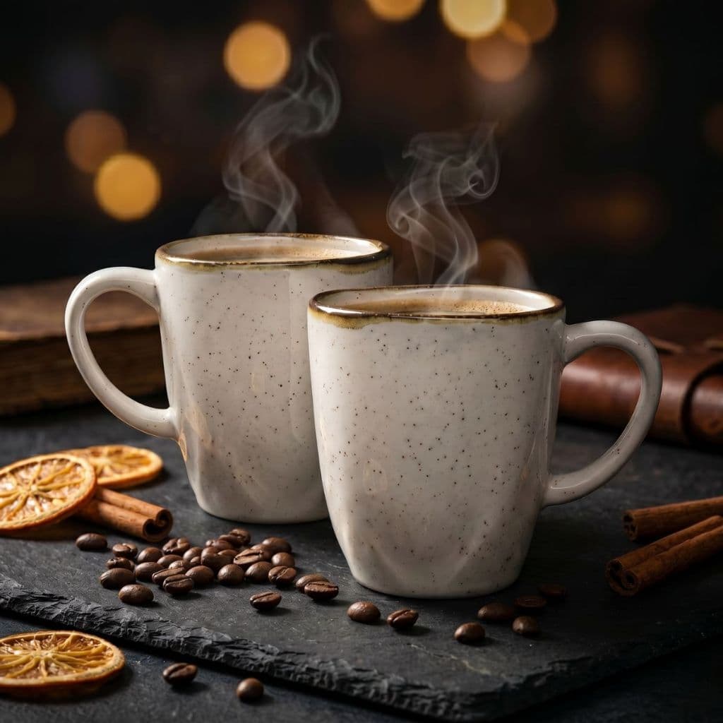 Jogo de 2 a 4 Canecas 380ml Oxford Ryo Maresia Areia Chocolate Oxford Presente Cafe Casa Decoração