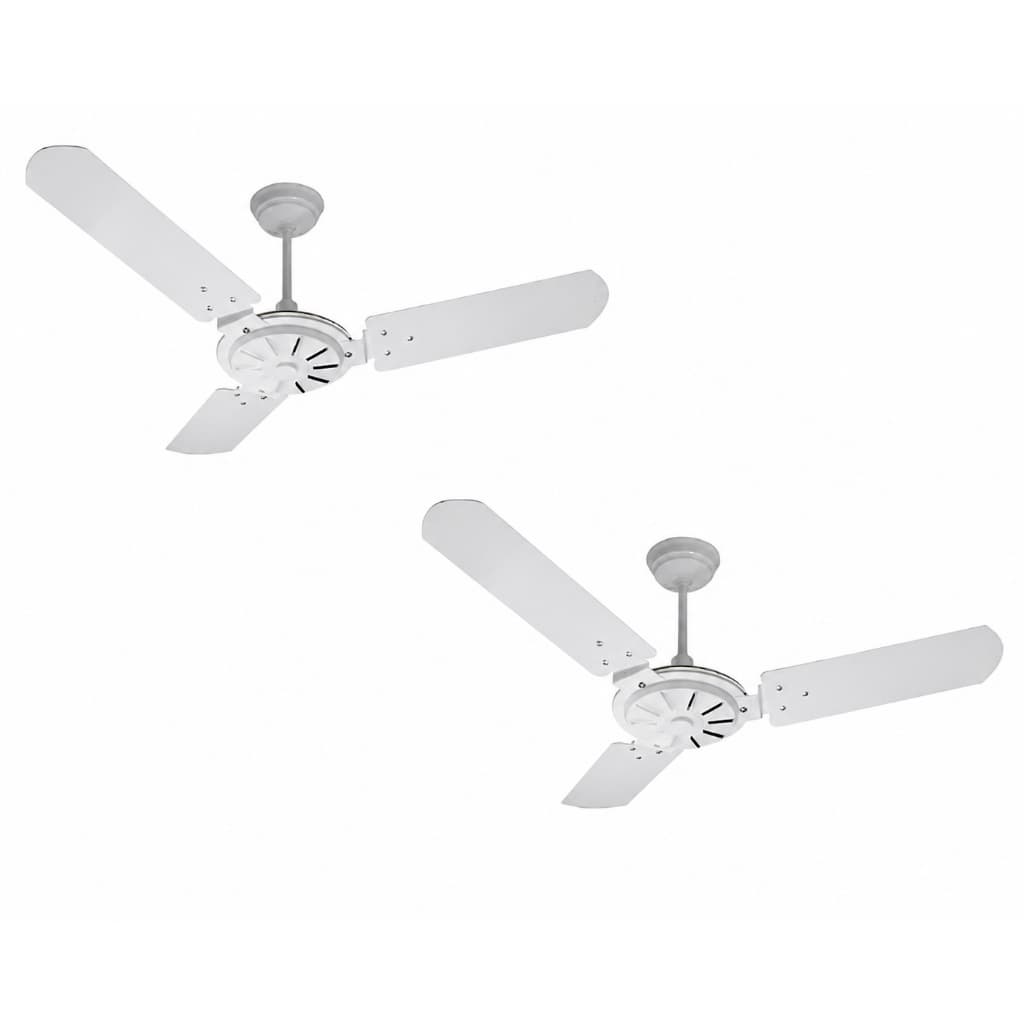 Kit 2 Ventiladores comerciais ventex branco 220v (301)