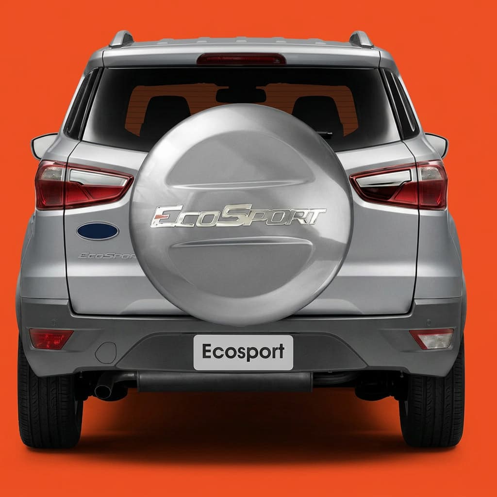 Capa de Estepe Rígida FORD ECOSPORT - Prata Dublin - Ano de Aplicação 2013 A 2022 | ENVIO IMEDIATO.