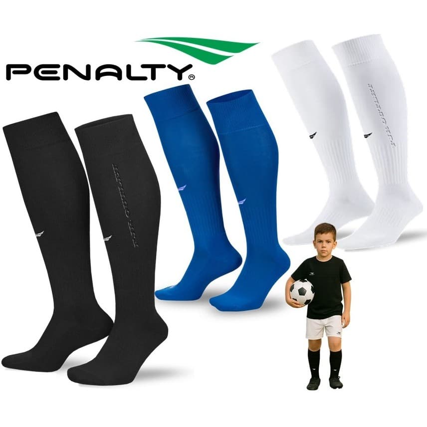 kit 3 Meiao de Futebol Penalty Storm INTANTIL JUVENIL 26-38