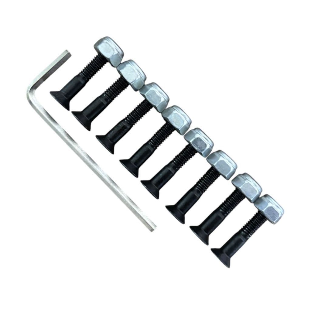 Parafusos de Base Stick Skate 25mm Porca 10 (jogo) Parafusos de Base para Skate Profissional Street