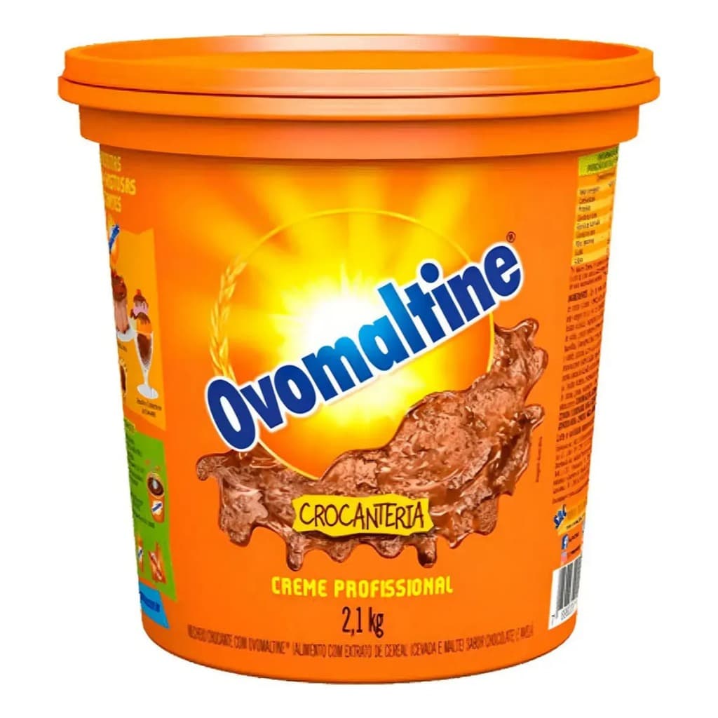 Ovomaltine Profissional Creme De Avelã Crocante Balde 2,1kg