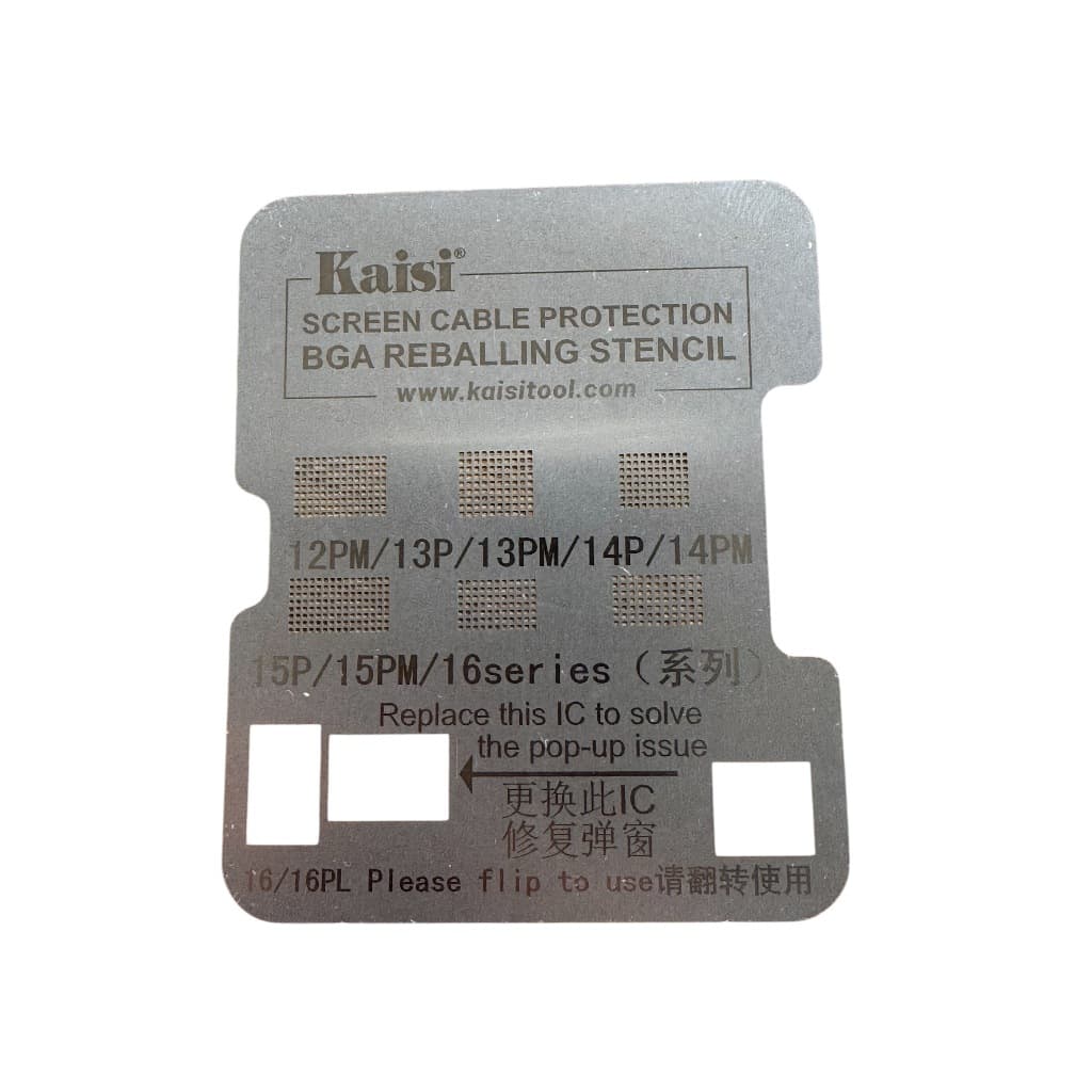 Estêncil de reballing BGA de proteção de cabo de tela eprom  para iphone 12 Pro Max a 16 Plus