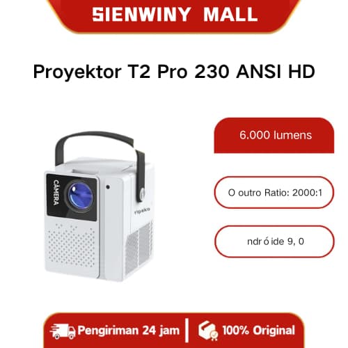 Proyektor T2 Pro 230 ANSI HD Home Theatre Projector