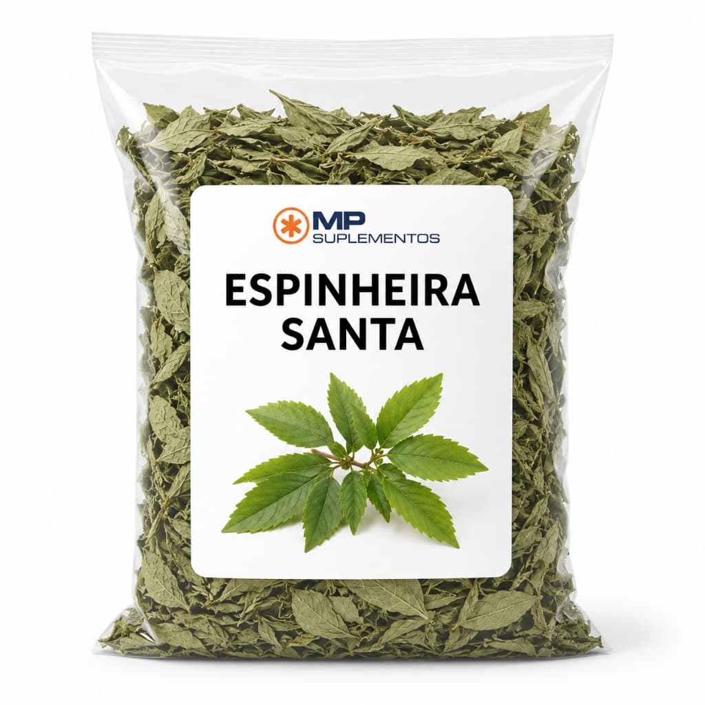 Chá Espinheira Santa 1kg Importada em Folhas Secas Premium de Alta Qualidade Original Natural