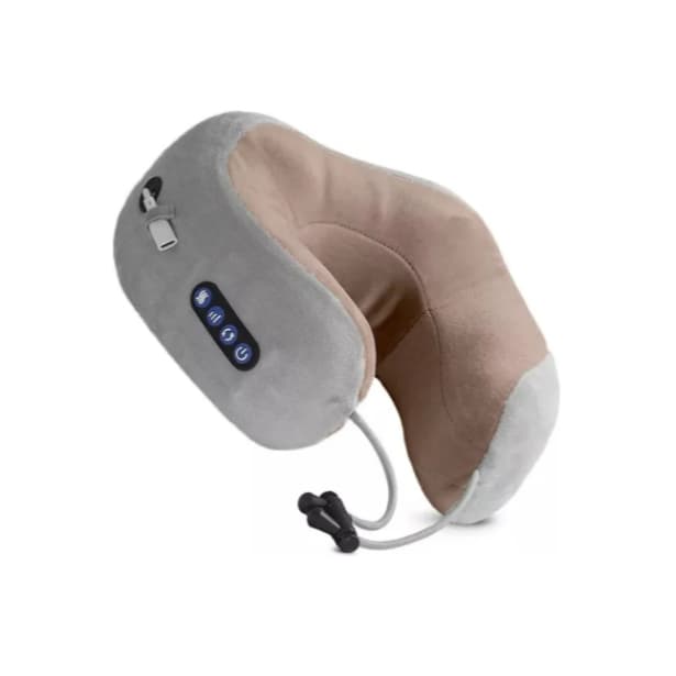 Almofada Para Pescoço Vibratória Massageadora Travesseiro Descanso Viagem Confortável COR ALEATÓRIA