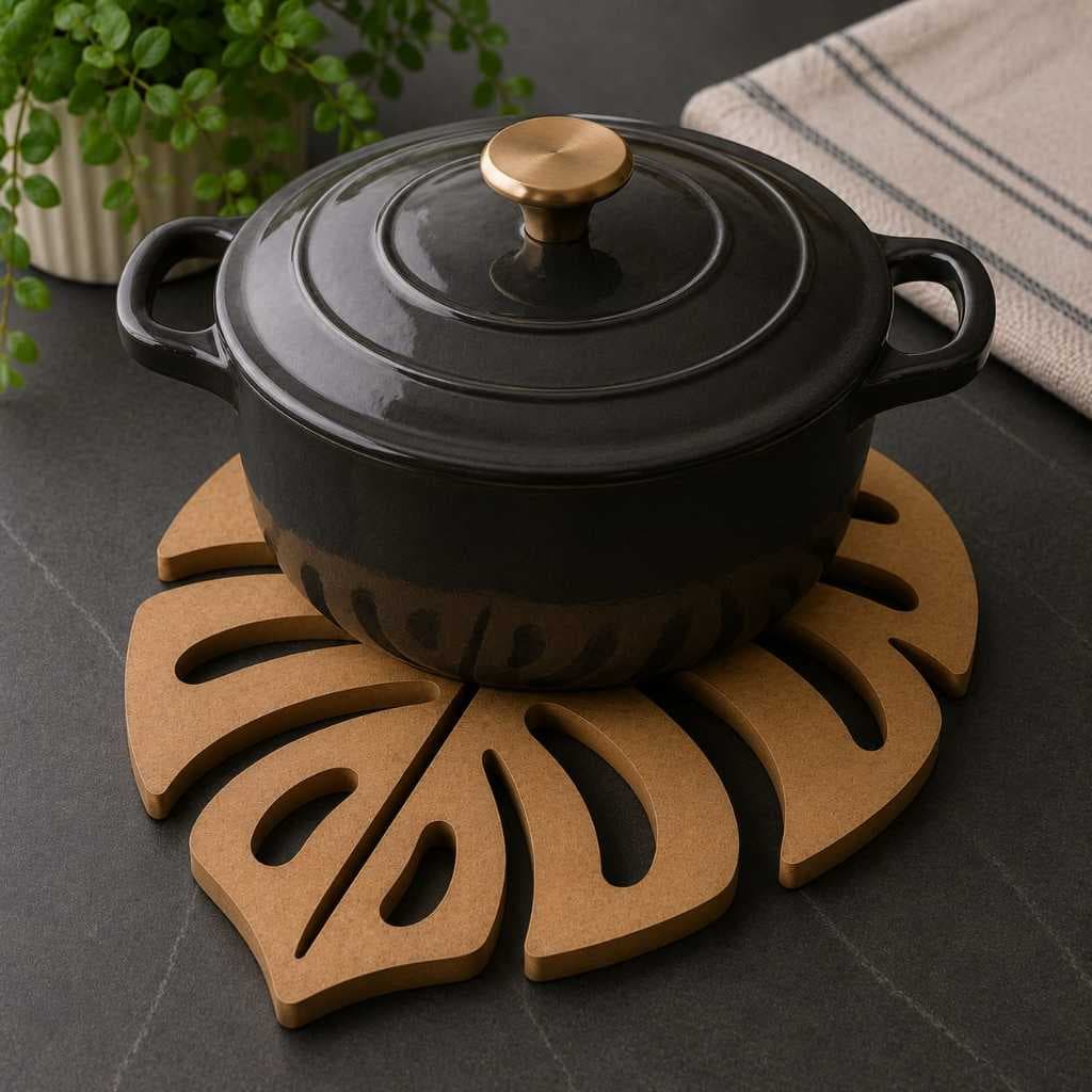 kit Descanso Apoio Suporte de Panela quente OU Porta Copo Proteção Pratos Jarras Suco Café Decoração Casa Cozinha Mesa