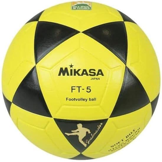 Bola de Futevôlei Mikasa FT-5 Original Amarela/Preto