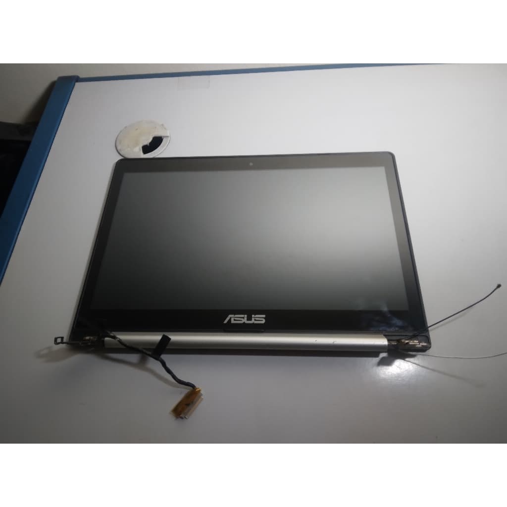 TELA COMPLETA PARA NOTEBOOK ASUS S400C COM DOBRADIÇAS CABO FLAT WEBCAM TAMPA E MOLDURA LEIA A DESCRIÇÃO