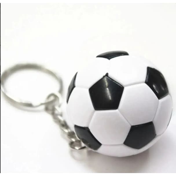 Chaveiro bola de futebol tradicional Chaveiro Mini Bola De Futebol - Carro Casa E Revenda