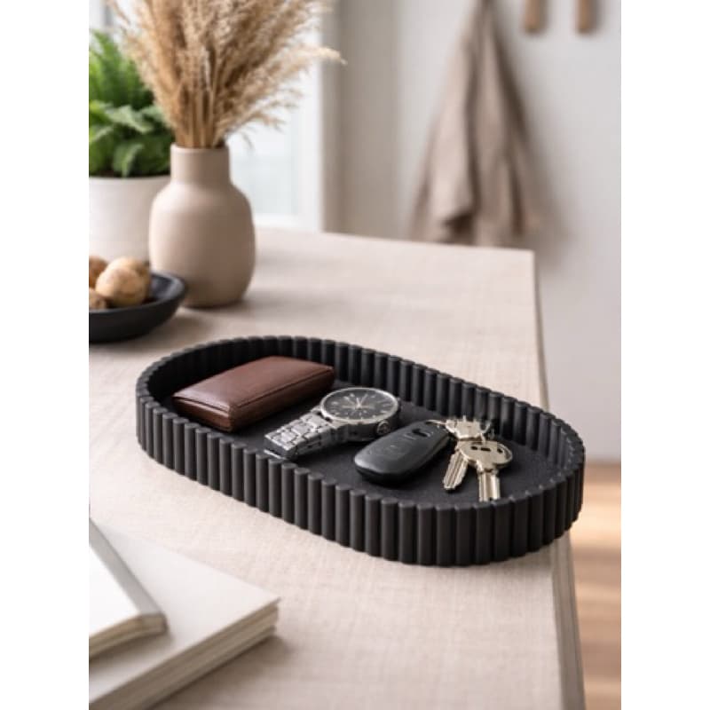 bandeja organizadora decorativa oval organizador