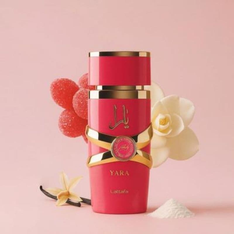 Perfume Yara Candy Lattafa Feminino 100ml Eau de Parfum Alta Fixação