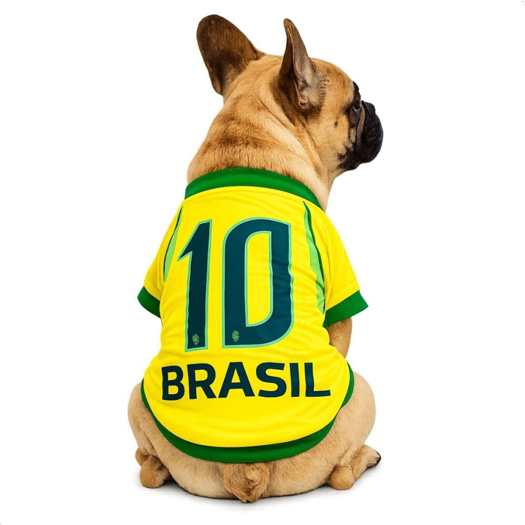 Camisa Brasil Pet para Cães e gatos Premium Confortável a Pronta Entrega