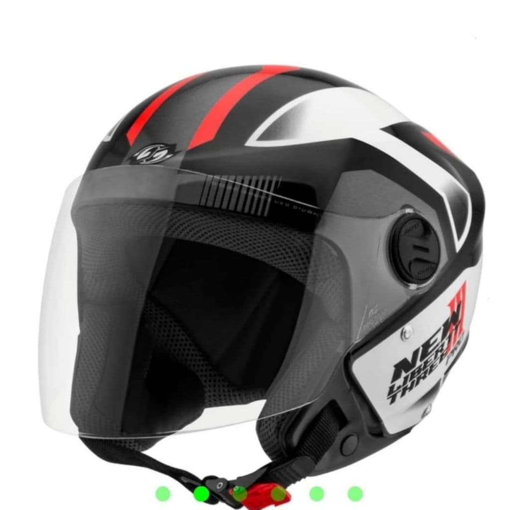 Capacete Aberto New Liberty Three Pro Tork com Viseira Cristal