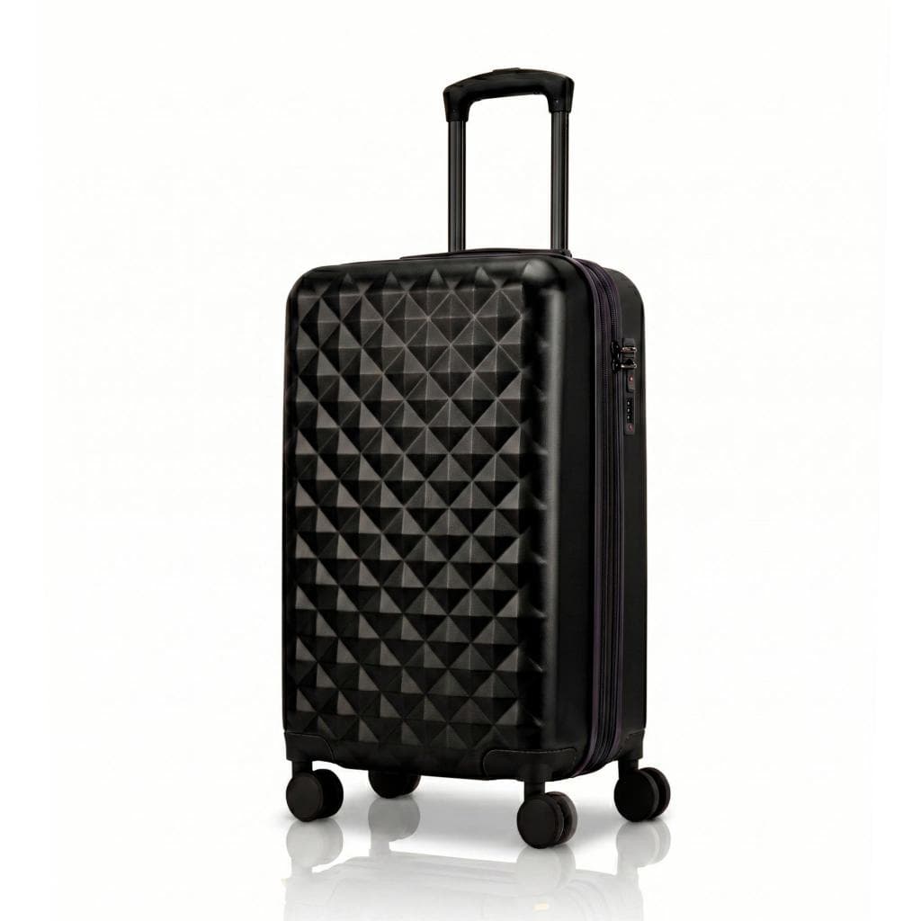 Mala de Viagem Bordo P 10KG Padrão ANAC Diamante 55cm ABS Expansível Rodinhas 360° c/ Cadeado TSA