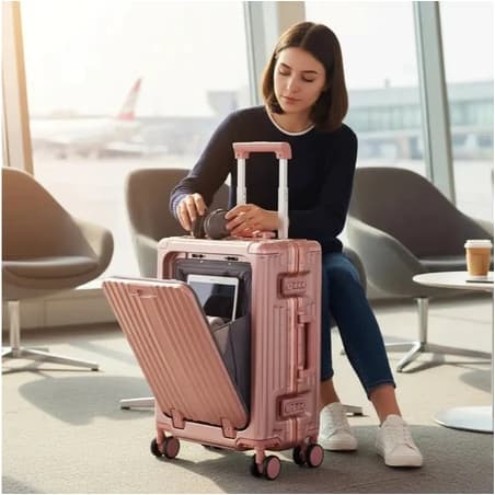 Mala De Viagem Suíça, Design Elegante, Ultra Resistencia. 20Pol